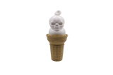 short undipped unbitten cone figurine