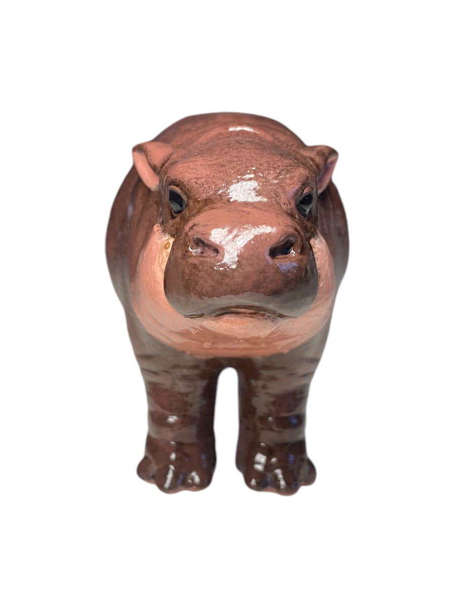 neutral hippo plastic sculpture – Sophie G Stark