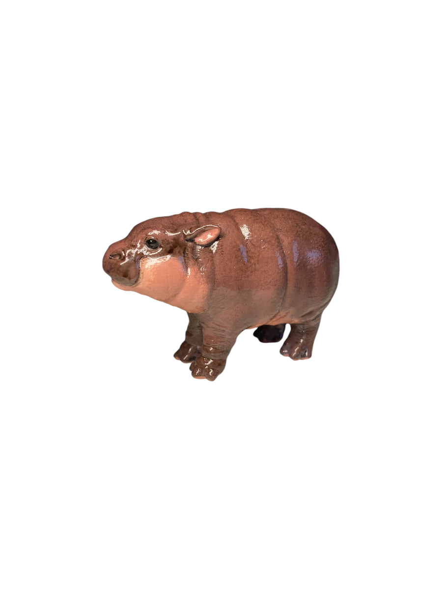 neutral hippo plastic sculpture – Sophie G Stark