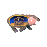 mini hippo nativity