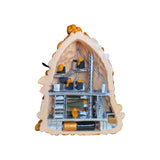 beanby cross section plastic sculpture