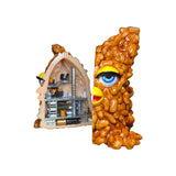 beanby cross section plastic sculpture