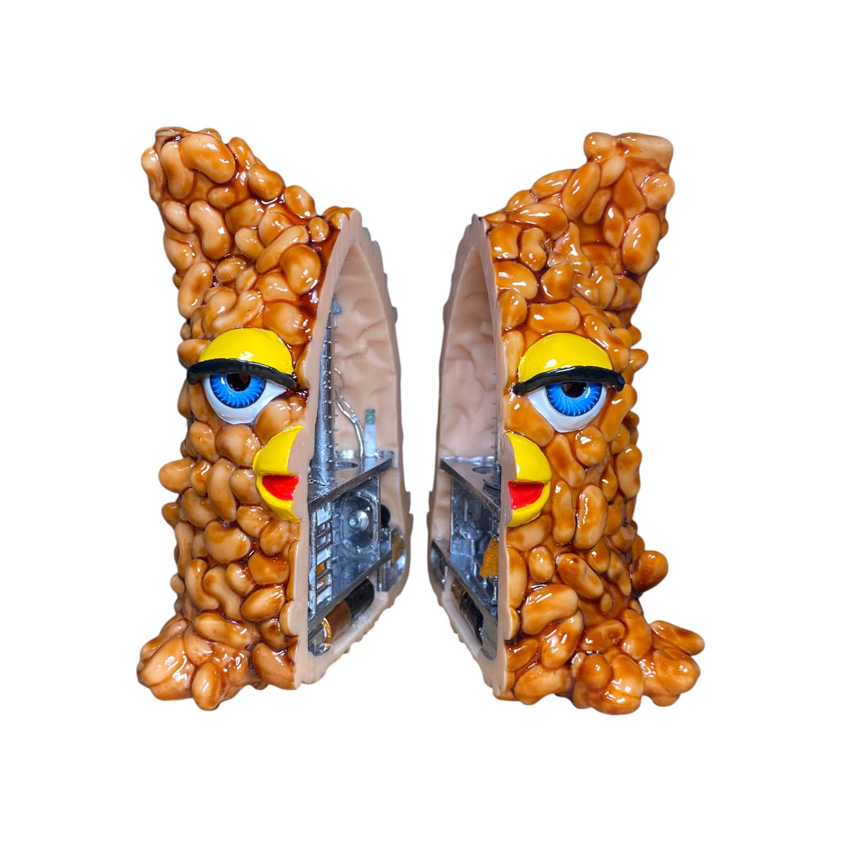 beanby cross section plastic sculpture – Sophie G Stark