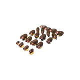 mini hippo farm plastic sculpture