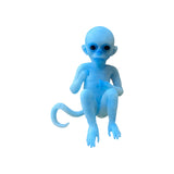 mini monkey baby silicone sculpture