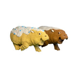 holiday cookie hippo plastic sculpture