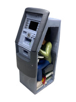 "automated teller man" plastic sculpture