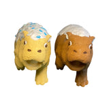 holiday cookie hippo plastic sculpture