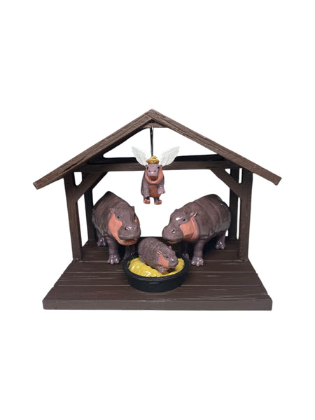 hippo nativity set