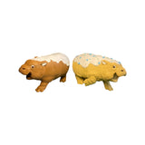 holiday cookie hippo plastic sculpture