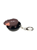 hippo in a bucket keychain