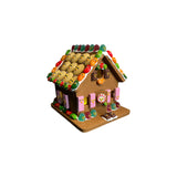 gingerbreadby house plastic sculpture