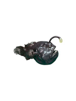 angler fish plastic sculpture