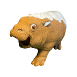 holiday cookie hippo plastic sculpture