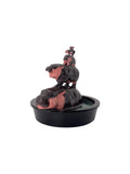 screaming hippo stack plastic sculpture