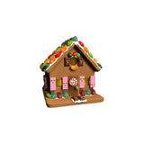 gingerbreadby house plastic sculpture
