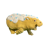 holiday cookie hippo plastic sculpture