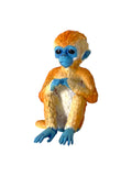 baby monkey plastic sculpture