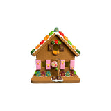 gingerbreadby house plastic sculpture