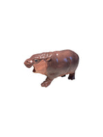 screaming hippo plastic sculpture