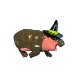 witch hippo plastic sculpture