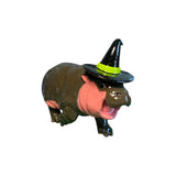 witch hippo plastic sculpture
