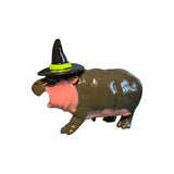 witch hippo plastic sculpture