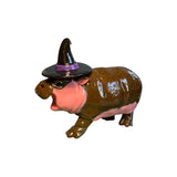 witch hippo plastic sculpture