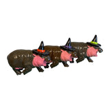 witch hippo plastic sculpture